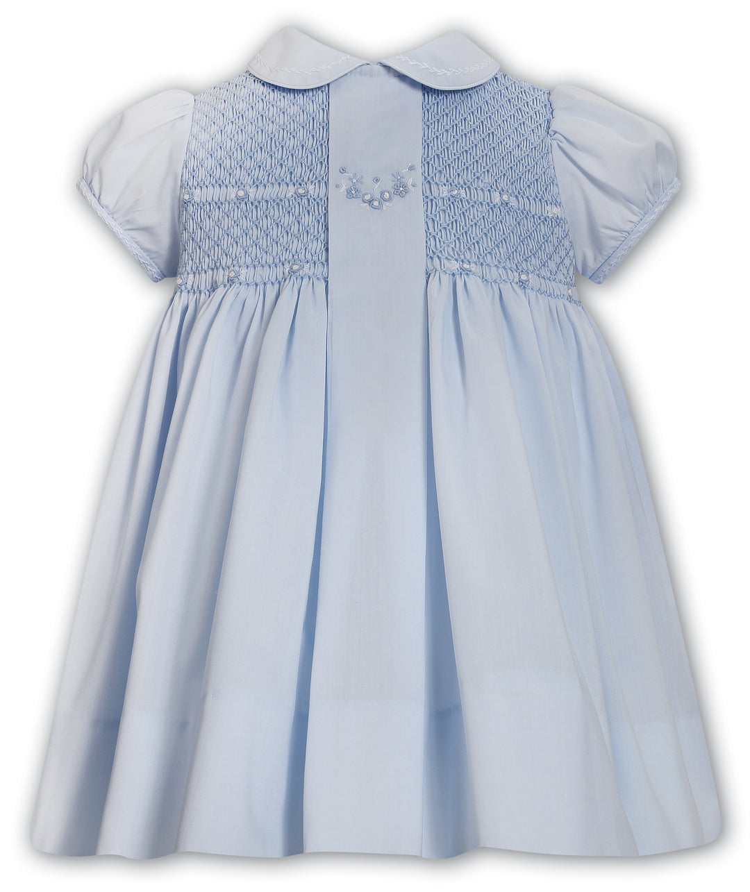Sarah Louise Blue Hand Smocked Dress - 013744S