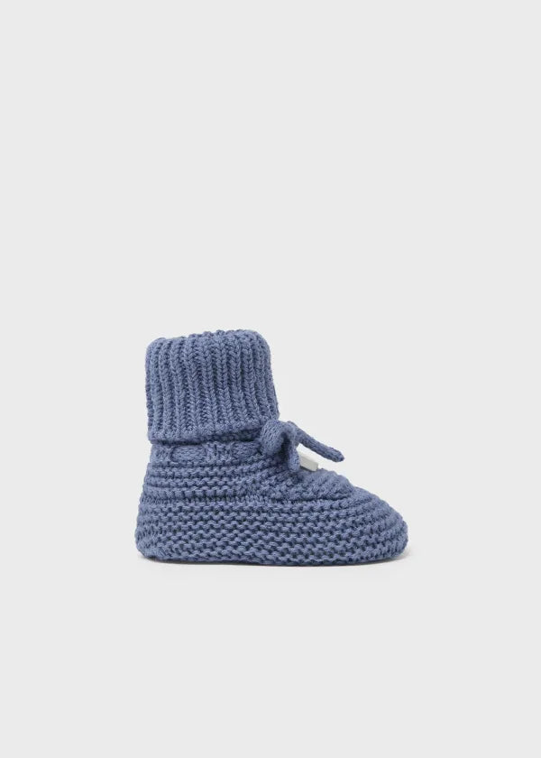 Mayoral Newborn tricot booties Better Cotton 9696 Blue