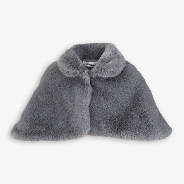 Miranda Grey Faux Fur Cape To Match The Dress Or Skirt Set - 236 C