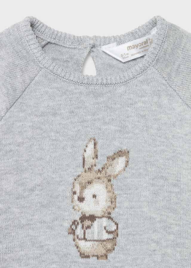 Mayoral Knitted Bunny Outfit/Shorts newborn boy 2223
