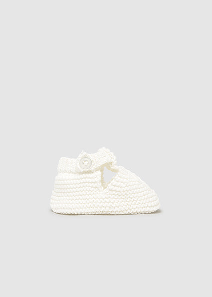 Mayoral Unisex Natural Baby Booties - 9908