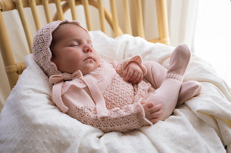 Mac ilusion Baby Girls Three Piece Set - Nude Pink - 9614G