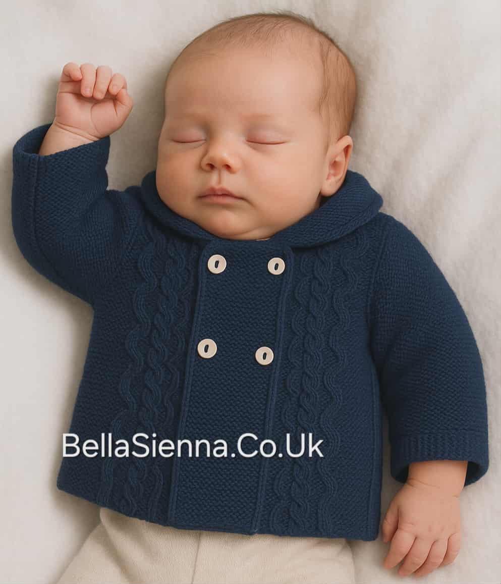 Little Nosh Baby/Newborns Chunky Knit Cardigan/Coat 105