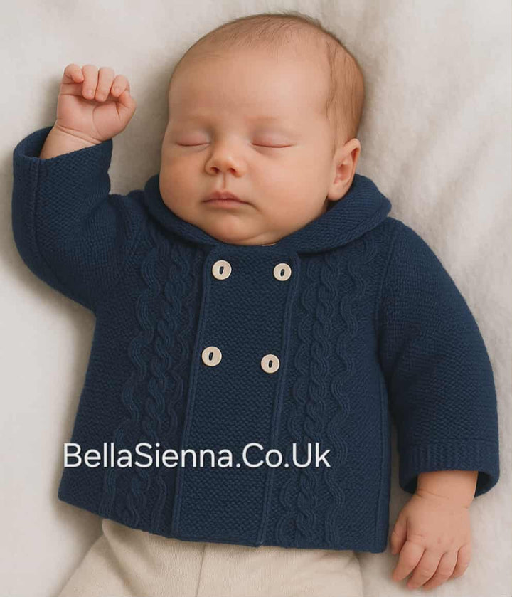 Little Nosh Baby/Newborns Chunky Knit Cardigan/Coat 105