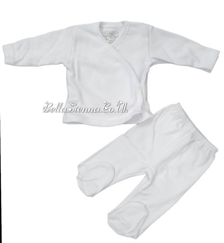 Rapife White Unisex Two Piece Set 4136
