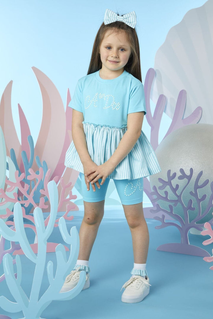A Dee "OLIVIA " Stripe Shorts Set - S244521