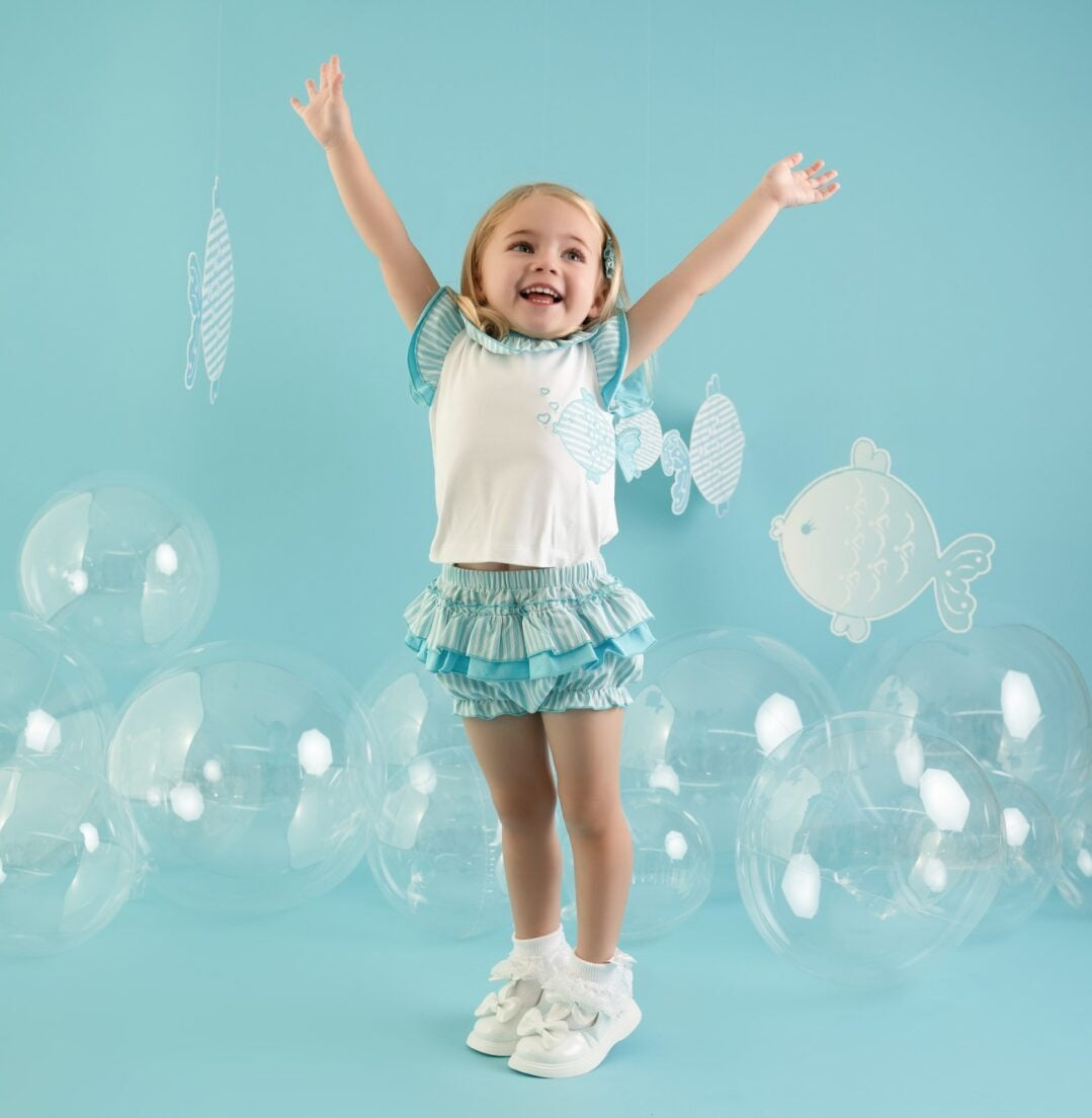 Little A "KHLOE" Little Fish Jam Pants Set- LA24206