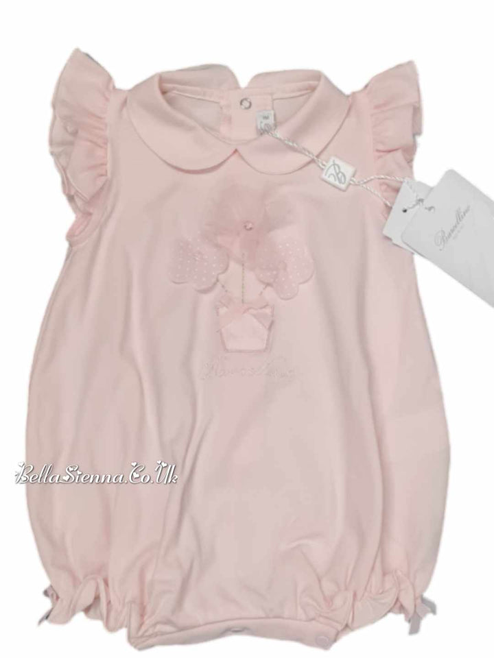 Barcellino Baby Girls Pretty Pink Romper - 9488