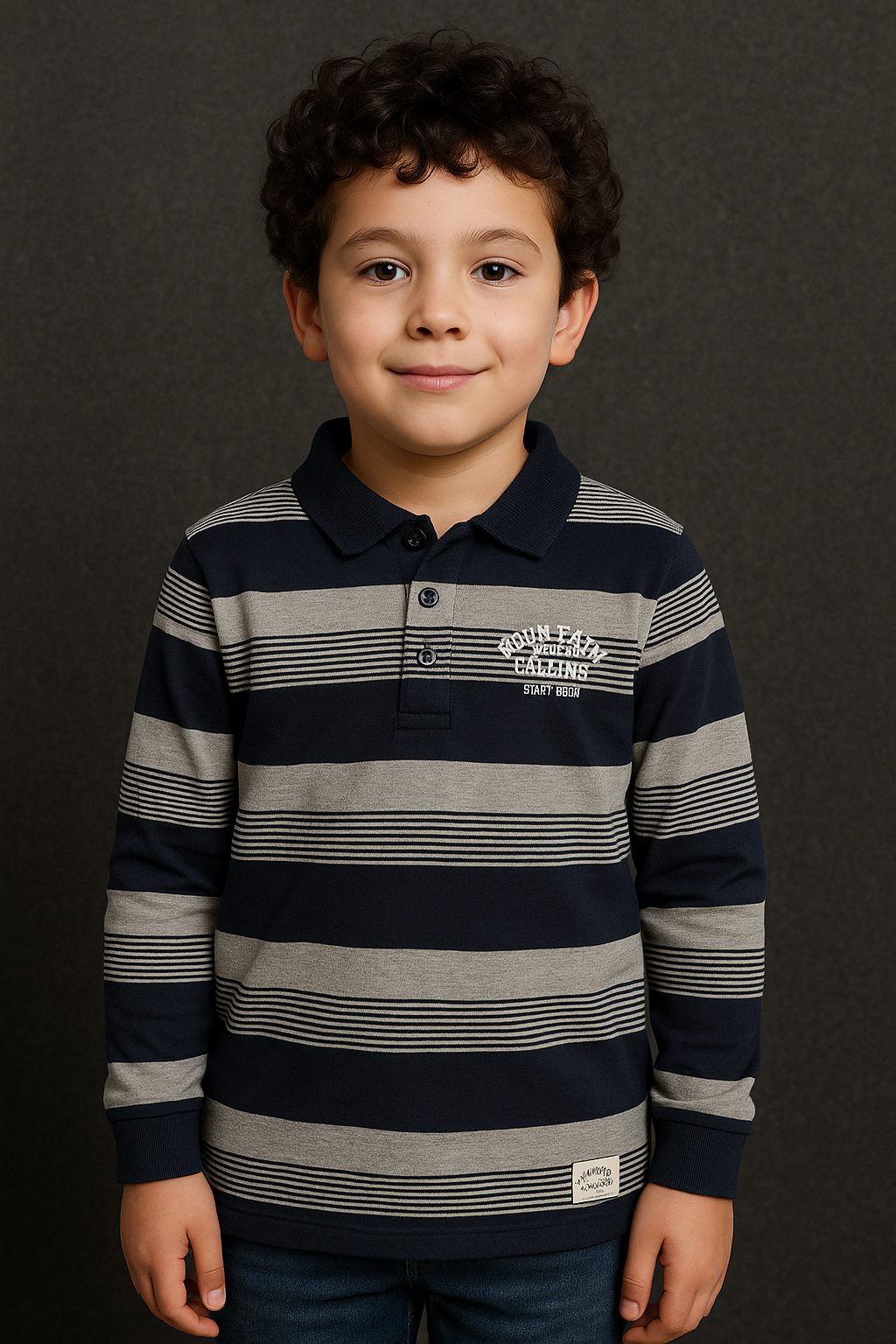 Losan Boys Long-Sleeved Polo Shirt