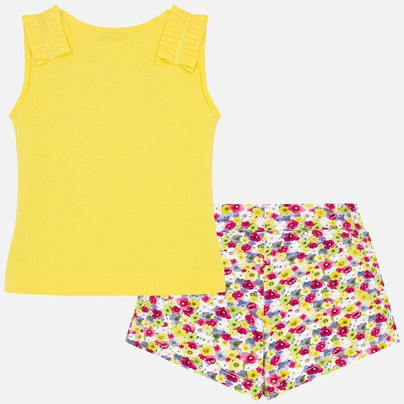 Mayoral Girls Floral Short Set 3222