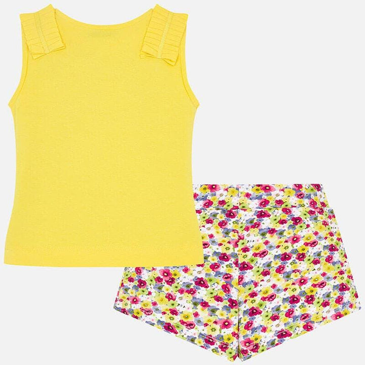 Mayoral Girls Floral Short Set 3222