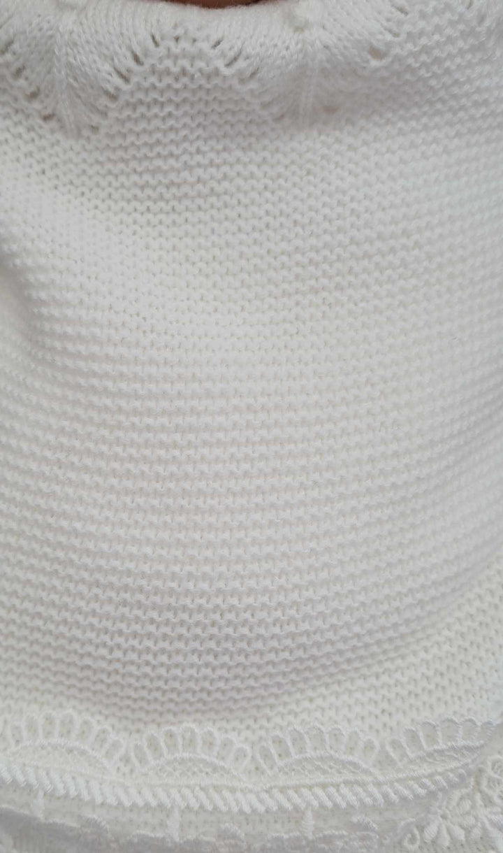 Mac Ilusion  Newborn Baby  Three Piece Outfit 7416 Ivory