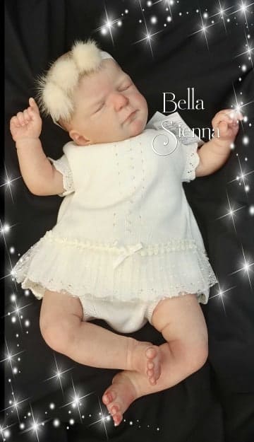 Mac ilusion Baby Girls Fine Knitted Four Piece Set Cream 7628