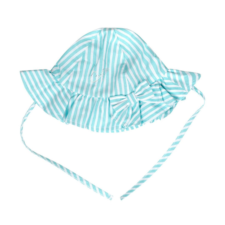 Little A "KANDY" Stripe Seersucker Sunhat- LA24213