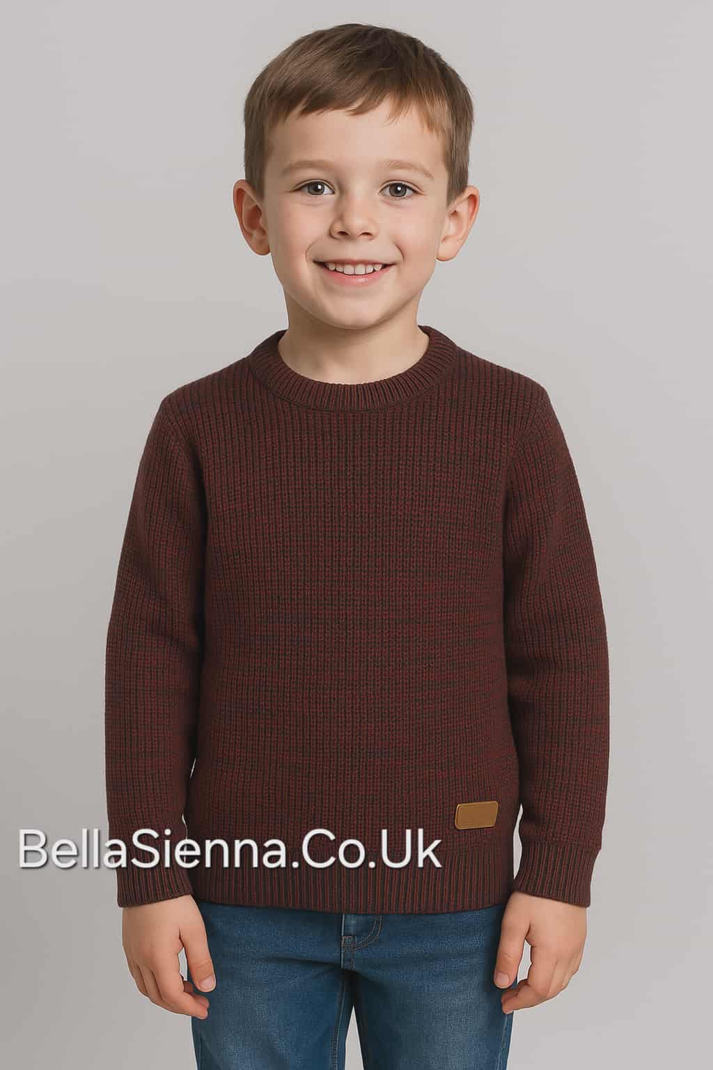 Losan Round Neck Chunky Knitted Jumper For Boys 5653