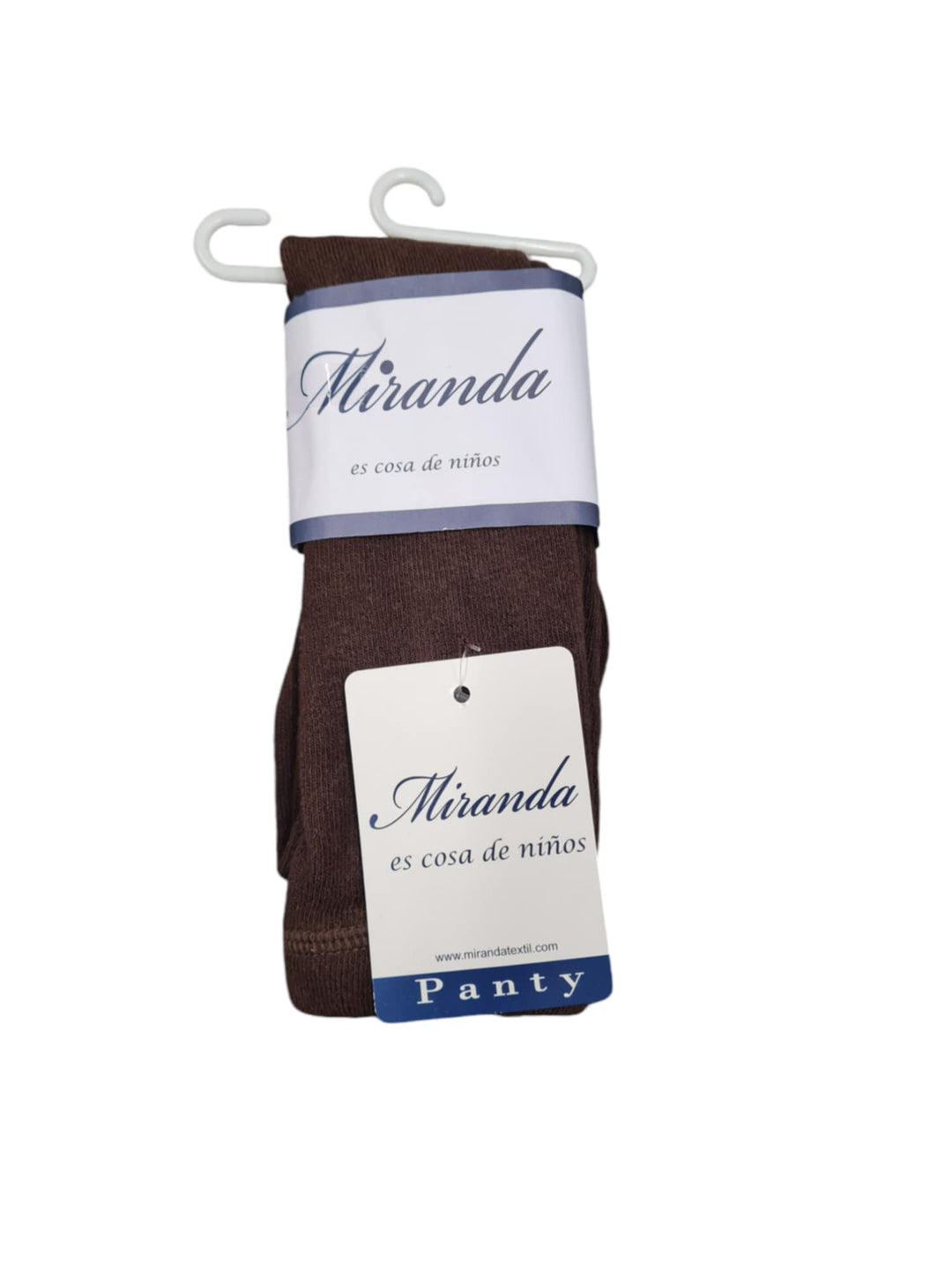 Miranda Ribbed Brown Tights