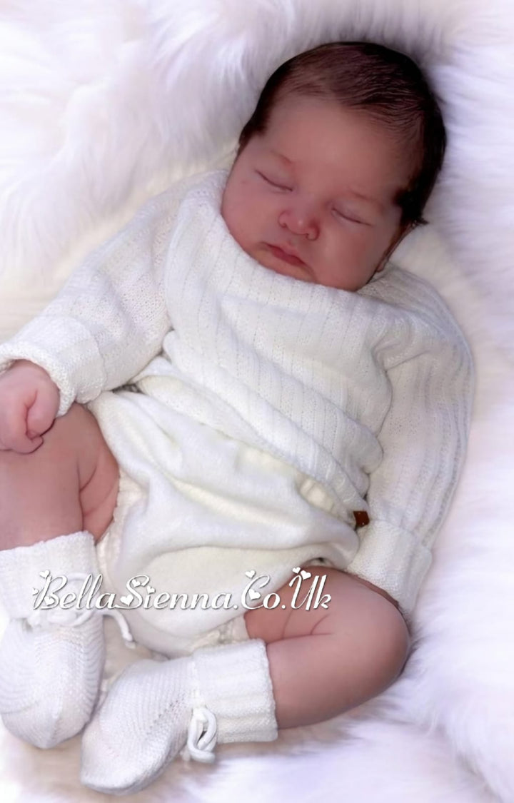 Mac ilusion Unisex Four Piece White Knitted Set - 9423X - Blanco