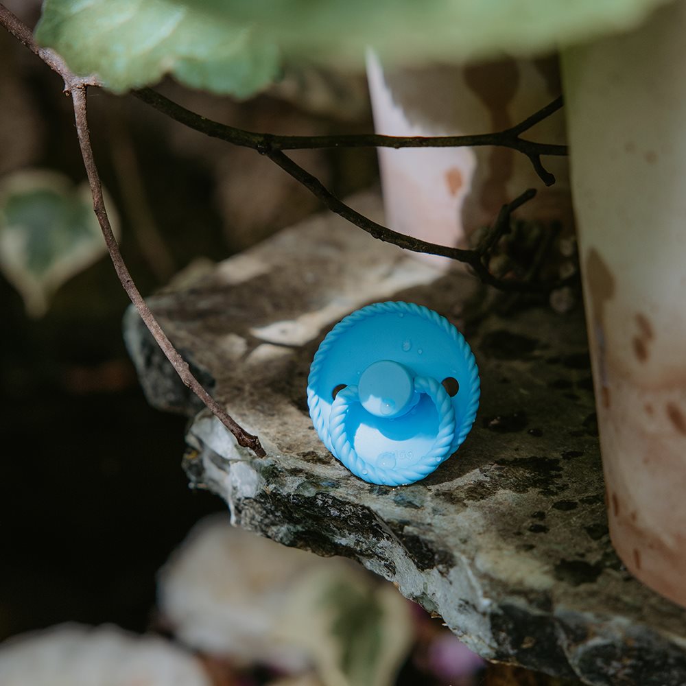 FRIGG Pacifier - Dummy - New Rope Silicone - Waterfall - LIMITED EDITION COLOUR