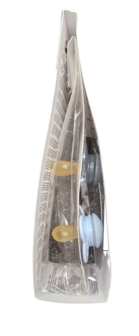 Bibs Supreme Collection Pack Of Two Dummies - Baby Blue & Charcoal Grey