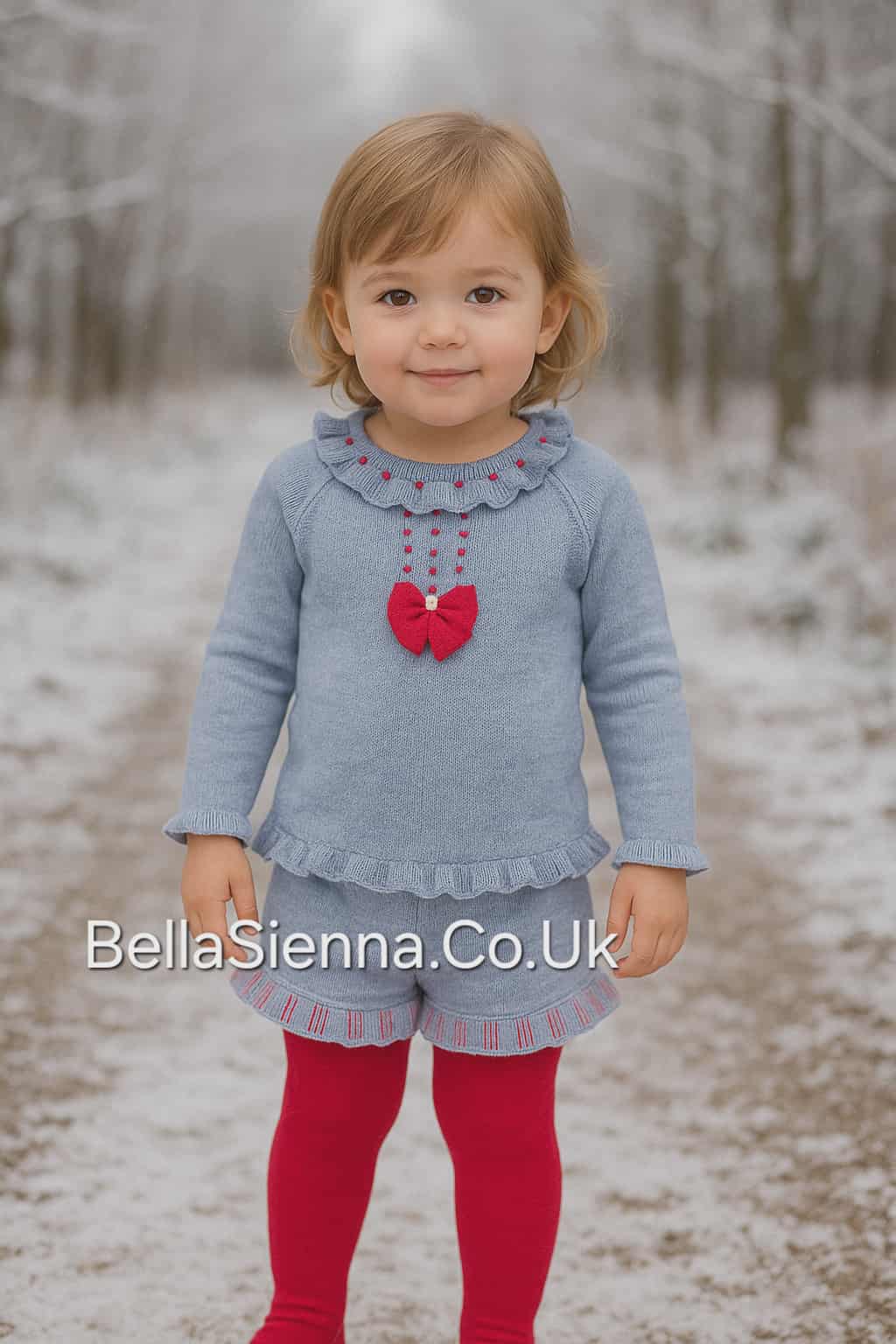 Granlei Girls Knitted Short Set Outfit - 2100