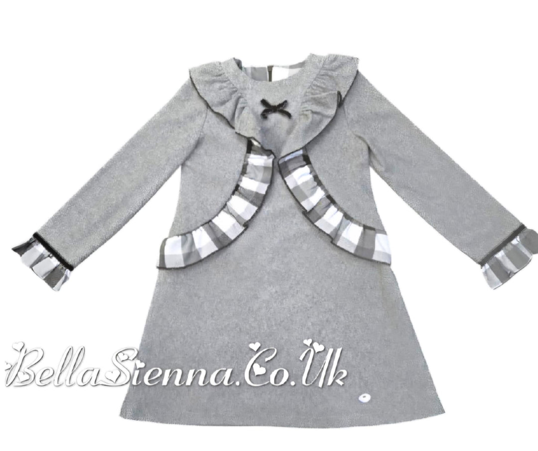 Basmarti Grey Winter Dress - 21814