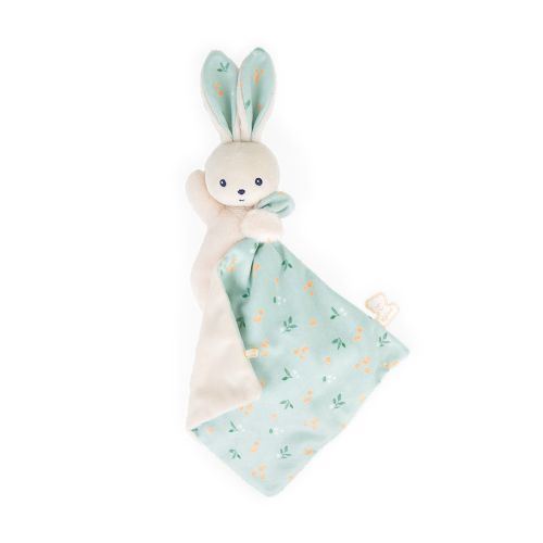 Kaloo Doudou Rabbit Toy Comforter - Citrus Bouquet - Blue/Green