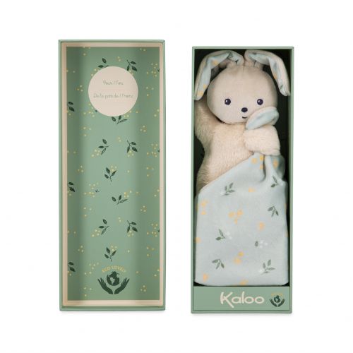 Kaloo Doudou Rabbit Toy Comforter - Citrus Bouquet - Blue/Green