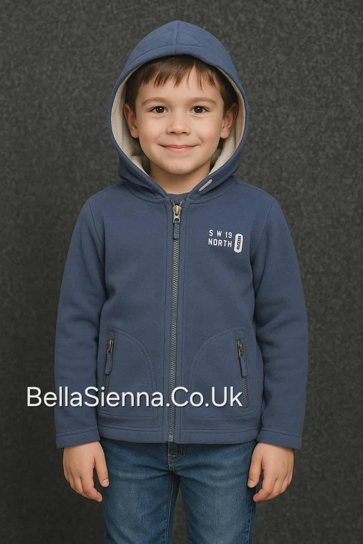 Losan Navy Fleece Hoodie For Boys