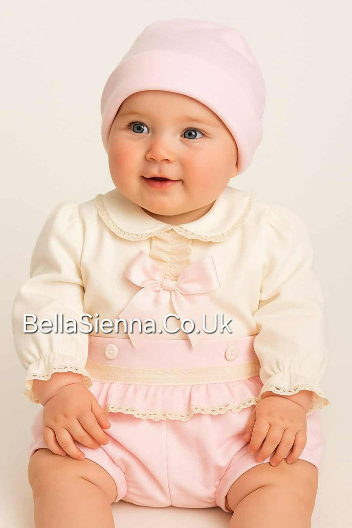 Pretty Originals Pink Dungaree Set - MT00831