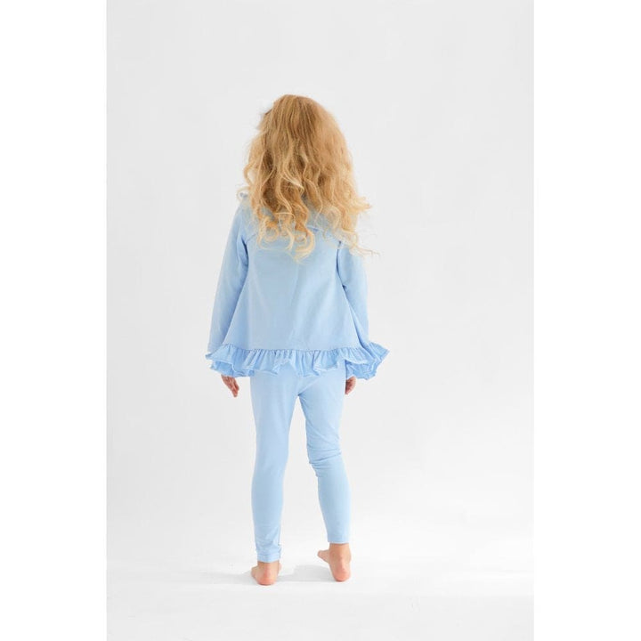 HARRIS KIDS "Faye" Girls Ruffle Bow Tracksuit - Blue