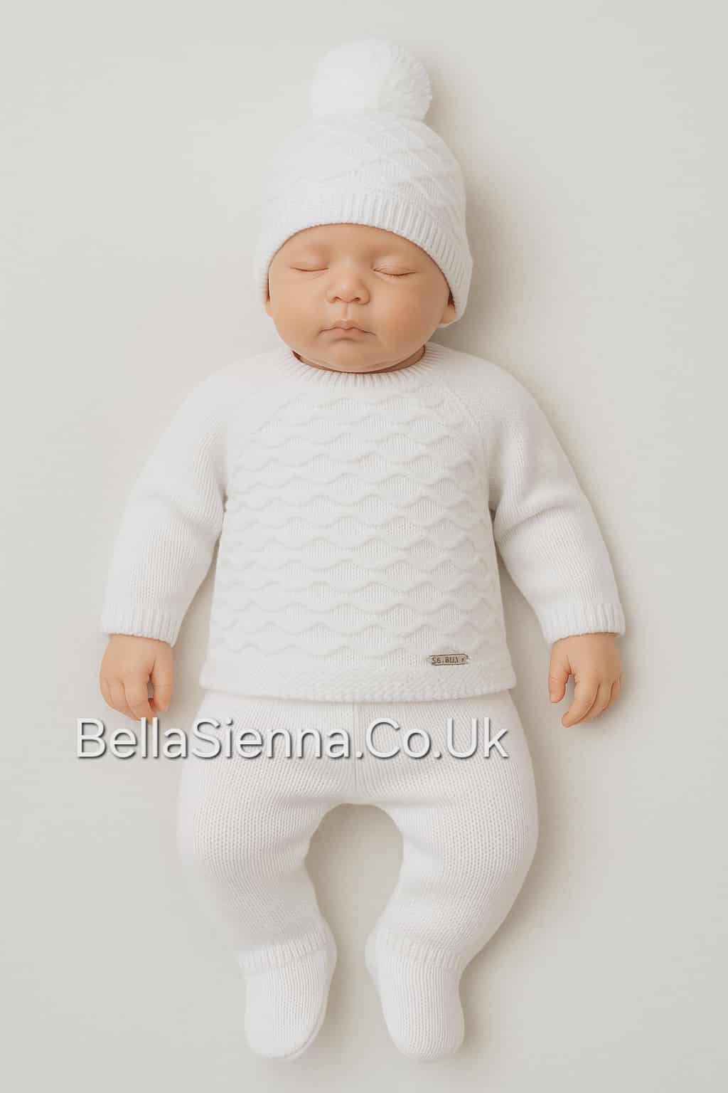 andmary baby knit babushka Baby knit babushka ivory andmary Unisex