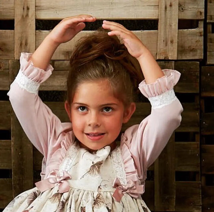 La Marquesita Real Shirley Danza Rosa Puffball Dress