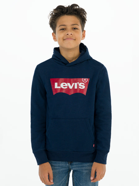 Levi's Navy & Red Screenprint Hoodie - 8E8778-C8D