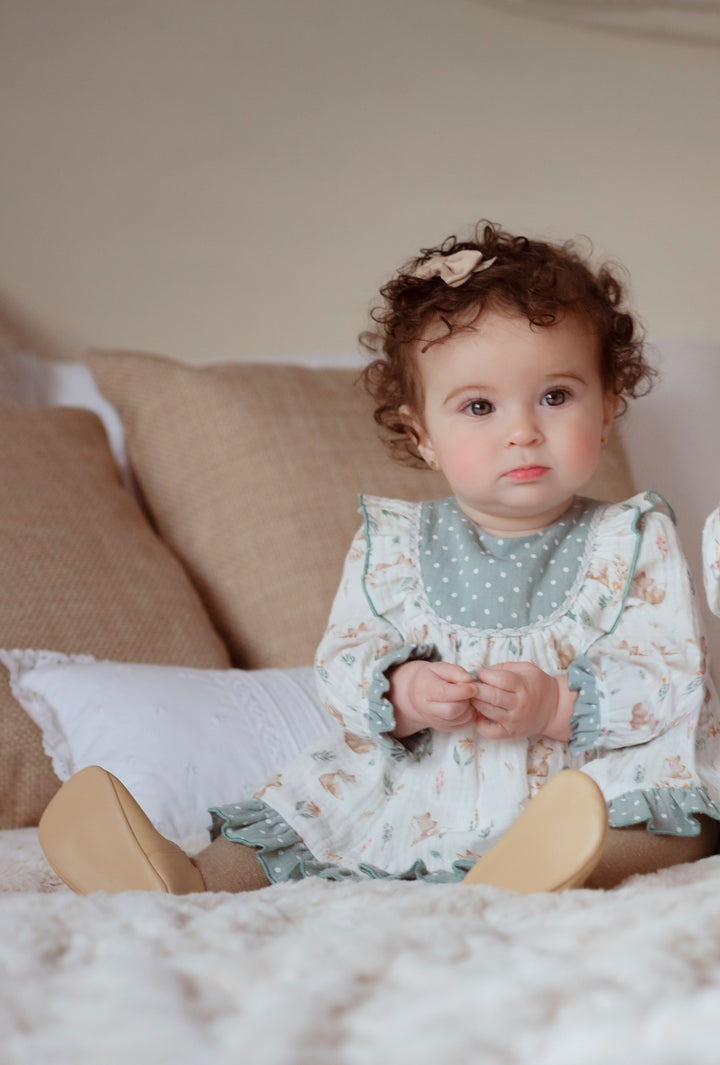 Miranda Fox Print Dress & Pants Set - 45 VB