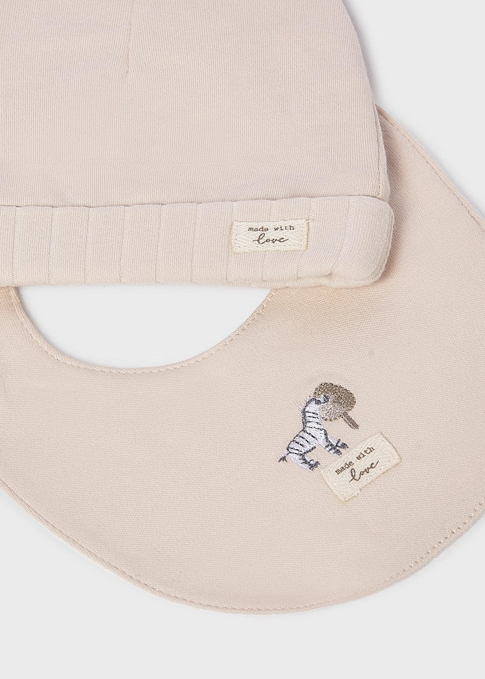 Mayoral Baby Unisex 3 Piece Gift Set - Babygrow, Bib & Hat Set - 9979