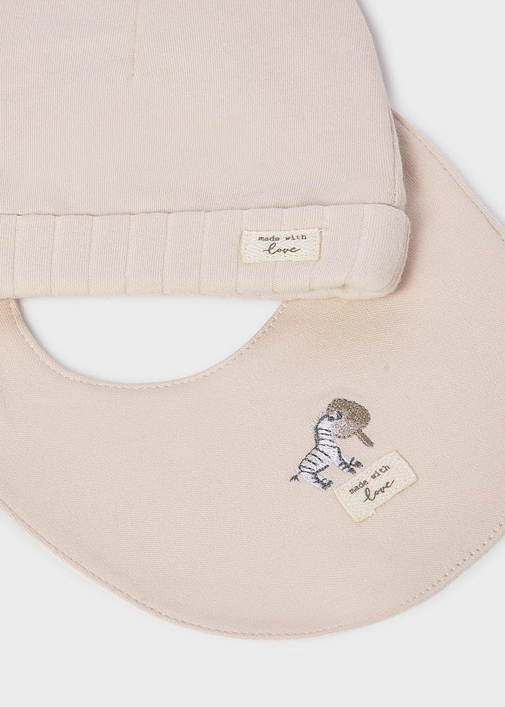 Mayoral Baby Unisex 3 Piece Gift Set - Babygrow, Bib & Hat Set - 9979