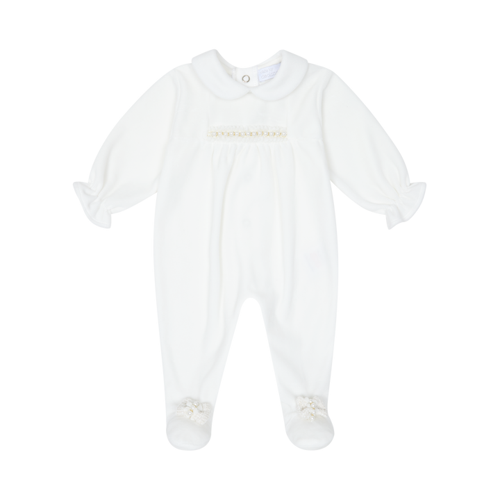 Chic By Deolinda Ivory Velour Blanket - CDI25017 - Linda