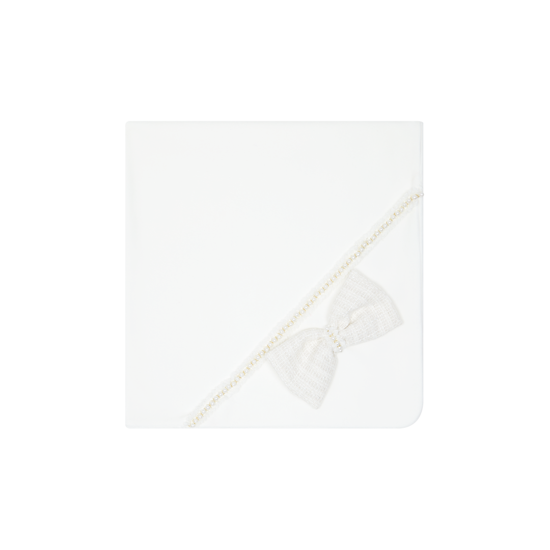 Chic By Deolinda Ivory Velour Blanket - CDI25017 - Linda