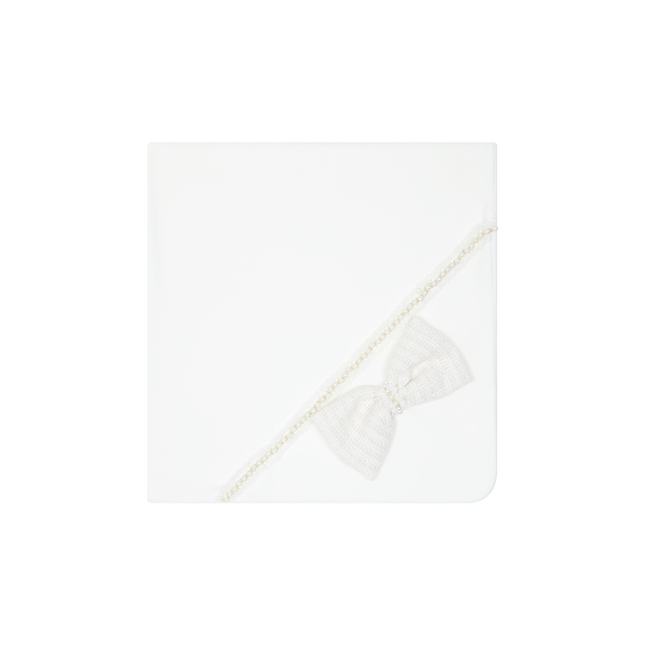 Chic By Deolinda Ivory Velour Blanket - CDI25017 - Linda