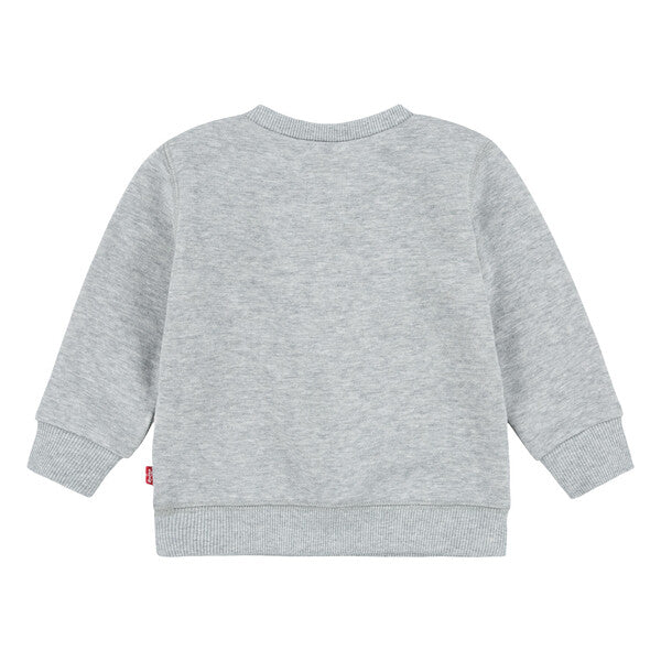 Levi's Grey & Red Crewneck Sweatshirt - 6E9079-C87