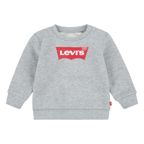 Levi's Grey & Red Crewneck Sweatshirt - 6E9079-C87