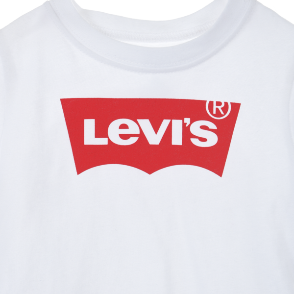 Levi's Unisex  White & Red T-shirt - 6E8157-001