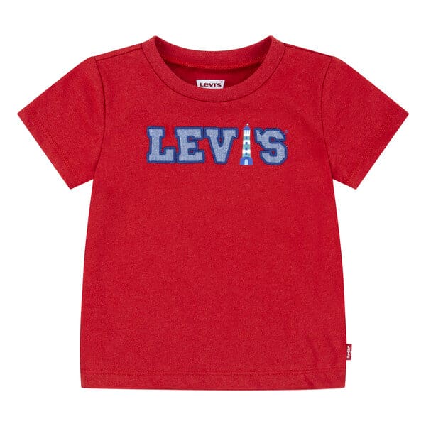 Levi's Red Chambray Applique T-Shirt - 6EM317-R58