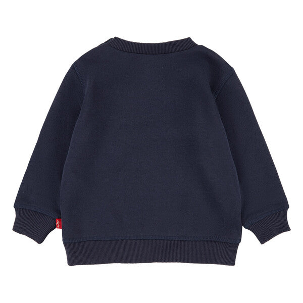 Levi's Navy & Red Crewneck Sweatshirt - 6E9079-C8D