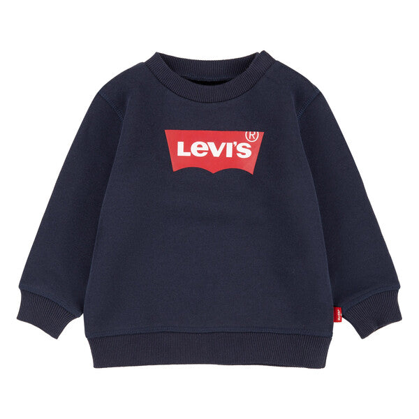 Levi's Navy & Red Crewneck Sweatshirt - 6E9079-C8D