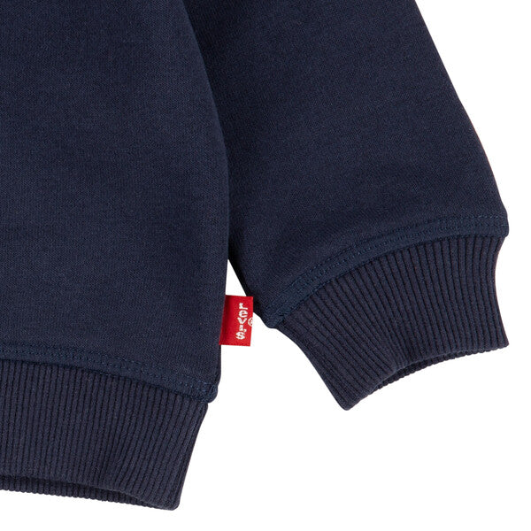 Levi's Navy & Red Crewneck Sweatshirt - 6E9079-C8D
