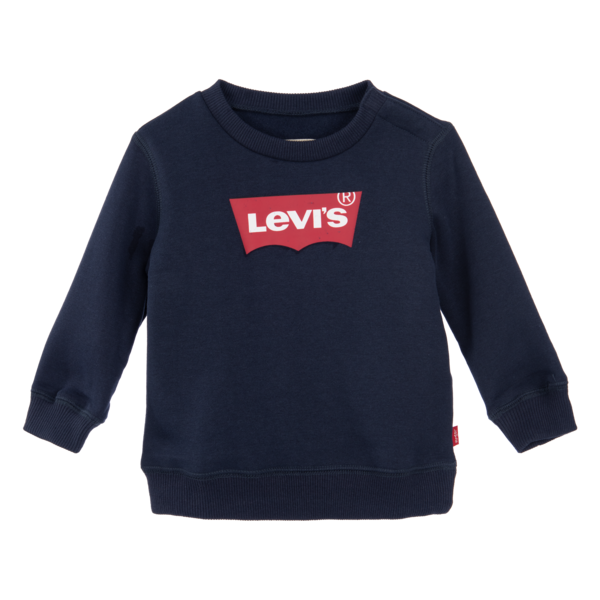 Levi's Navy & Red Crewneck Sweatshirt - 6E9079-C8D