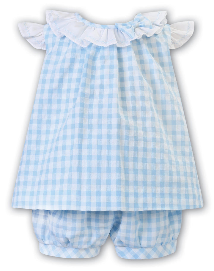 Sarah Louise Blue & White Two Piece Set- 012963