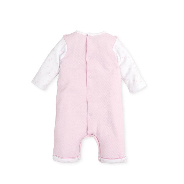 TUTTO PICCOLO BABYGROW/DUNGAREES PINK 2181