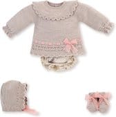 Mac Ilusion Baby Four Piece Outfit 7424 Nuez (Beige Colour)